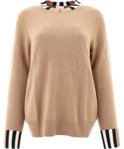 BURBERRY BROWN CASHMERE SWEATER