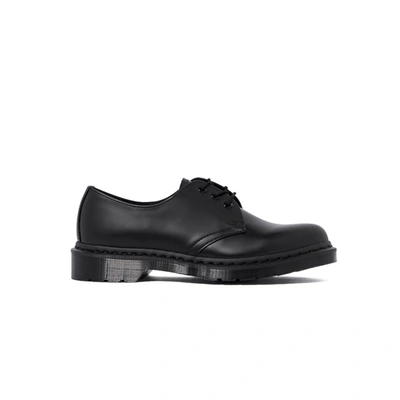 DR. MARTENS' BLACK LACE UP SHOES WITH RUBBER SOLE