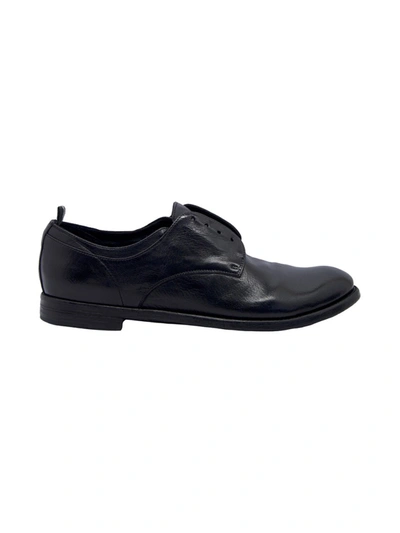 OFFICINE CREATIVE BLACK LEATHER LACE-UP SHOES