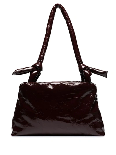 KASSL EDITIONS LACQUERED KNOT TOTE