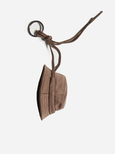 JACQUEMUS PORTACHIAVI MINI BOB IN COTONE