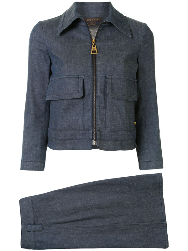 three quarter length denim jacket