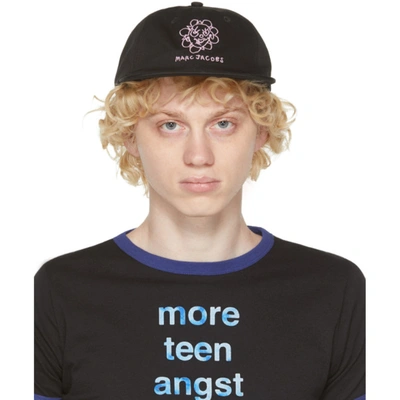 Marc Jacobs Black Heaven By Crazy Daisy Cap