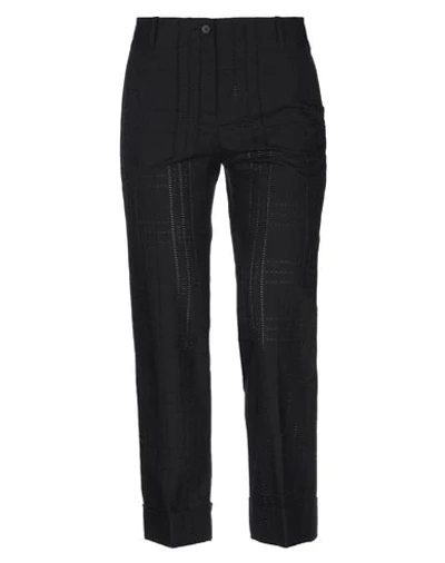 ALBERTO BIANI ALBERTO BIANI WOMAN PANTS BLACK SIZE 4 COTTON, POLYAMIDE