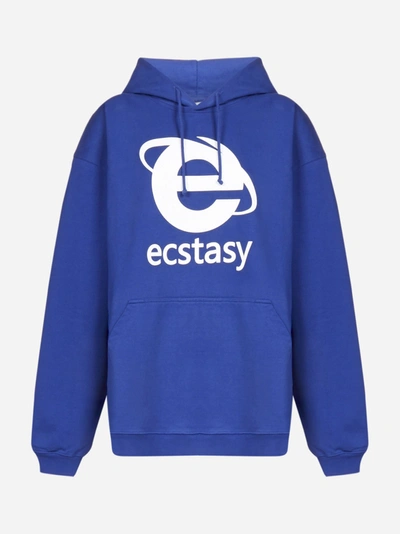 VETEMENTS ECSTASY OVERSIZED COTTON HOODIE