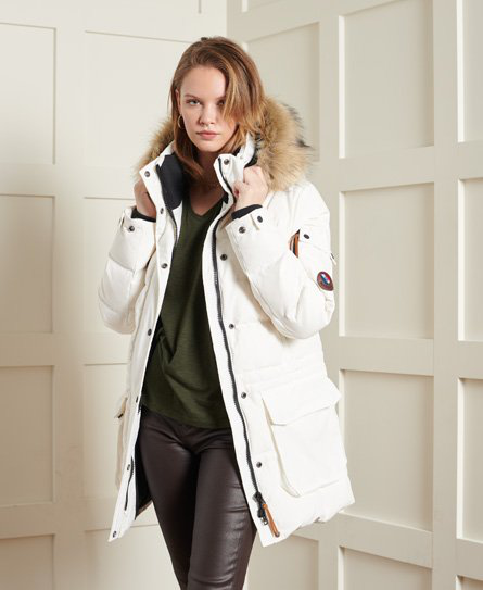 superdry sport premium down boyfriend coat