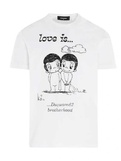 DSQUARED2 LOVE IS. T-SHIRT