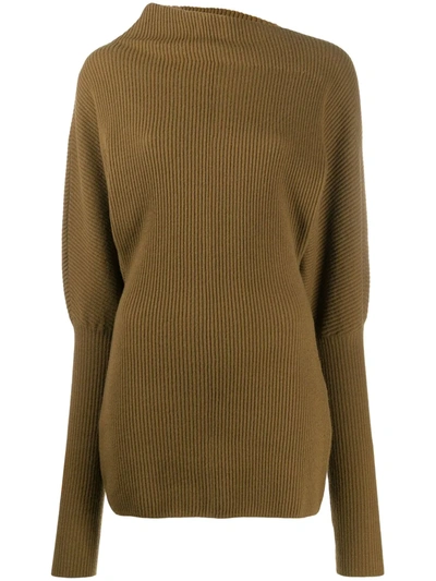 LOW CLASSIC HIGH NECK RIBBED JUMPER