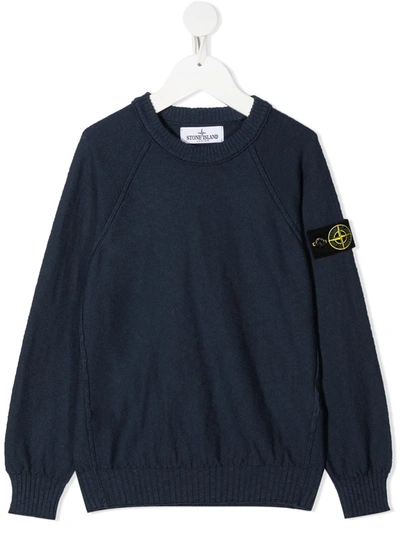 STONE ISLAND FINE KNIT CREWNECK JUMPER