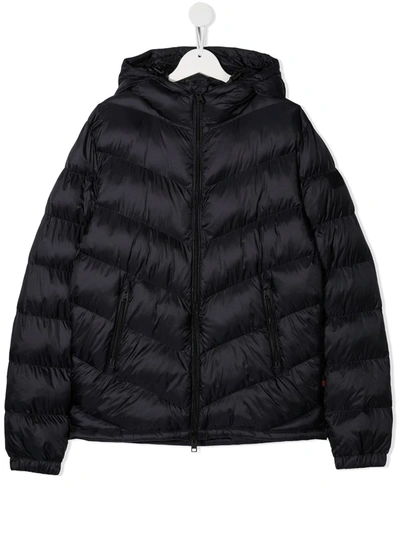 WOOLRICH TEEN HOODED QUILTED JACKET