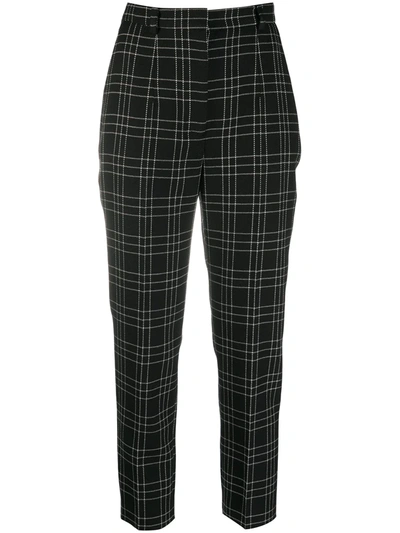 ALEXANDER MCQUEEN CHECK-PATTERN TAILORED TROUSERS