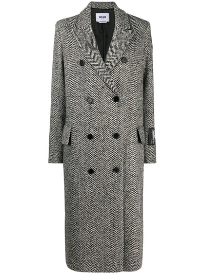 MSGM DOUBLE-BREASTED MID-LENGTH COAT