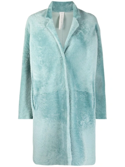 FURLING BY GIANI SINGLE-BREASTED SHEARLING COAT