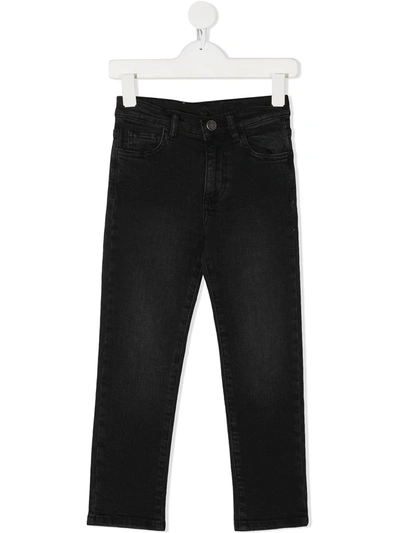 DOUUOD MID-RISE SLIM-FIT JEANS