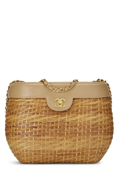 CHANEL Natural Wicker Basket Bag