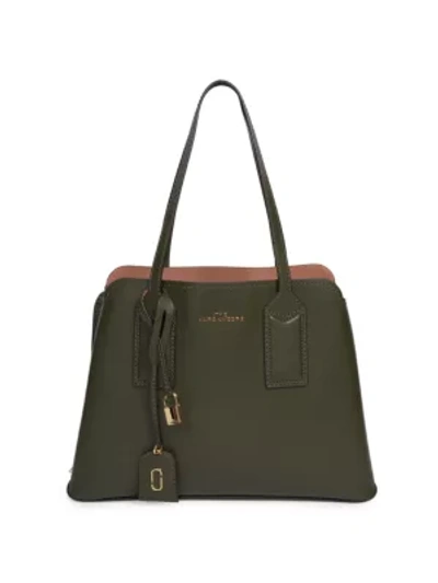 THE MARC JACOBS WOMEN'S THE EDITOR LEATHER SATCHEL