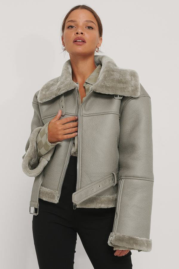 bonded aviator jacket