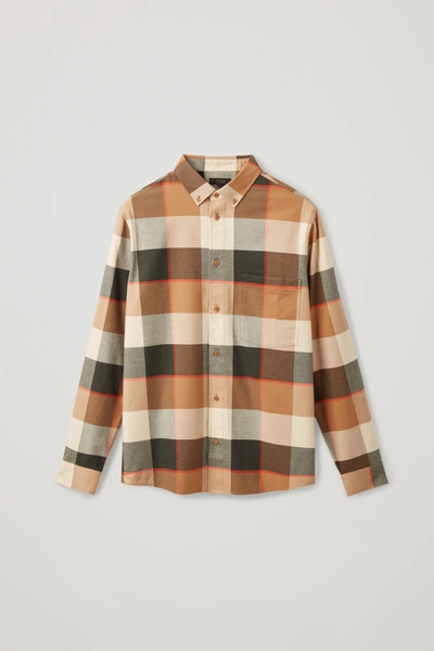 COS FLANNEL CHECKED SHIRT