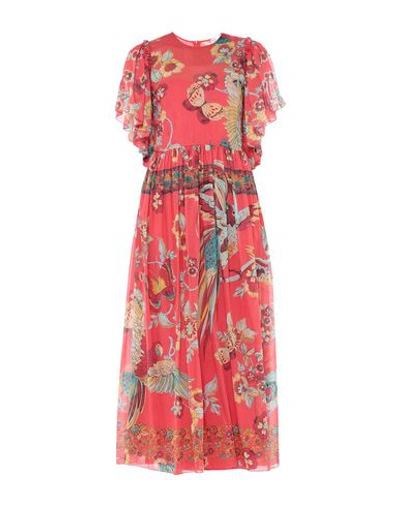 RED VALENTINO RED VALENTINO WOMAN MAXI DRESS RED SIZE 4 POLYESTER
