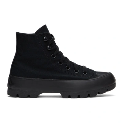 CONVERSE CONVERSE BLACK LUGGED CHUCK TAYLOR ALL STAR SNEAKERS