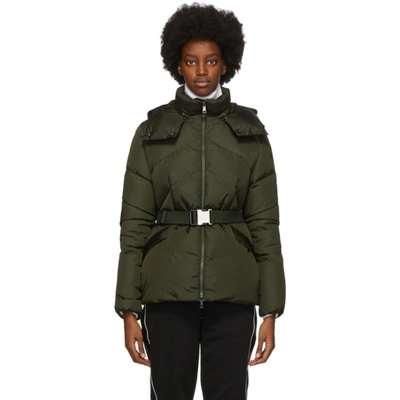 MONCLER GREEN DOWN ALOES COAT