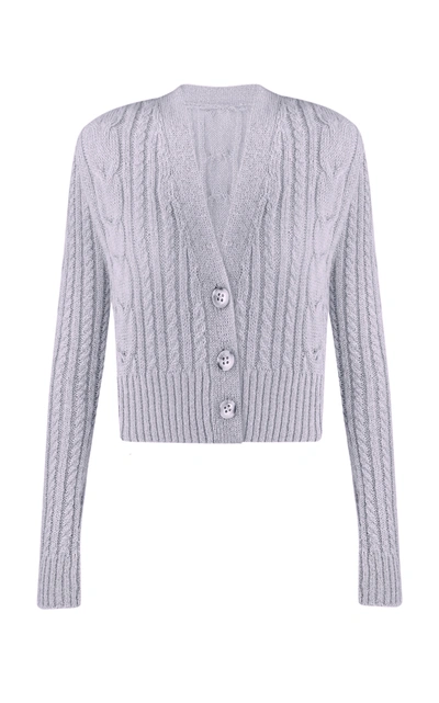 ANNA OCTOBER WOMEN'S TOMA CABLE-KNIT WOOL-BLEND CARDIGAN