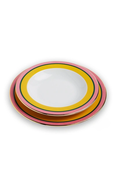 LA DOUBLEJ HOUSEWIVES SOUP AND DINNER PLATES SET
