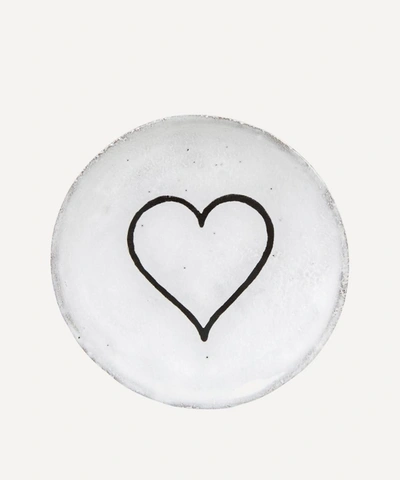 ASTIER DE VILLATTE ASTIER DE VILLATTE HEART OUTLINE SAUCER