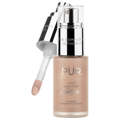 PÜR 4-IN-1 LOVE YOUR SELFIE LONGWEAR FOUNDATION AND CONCEALER 30ML (VARIOUS SHADES) - TP2/WARM NUDE