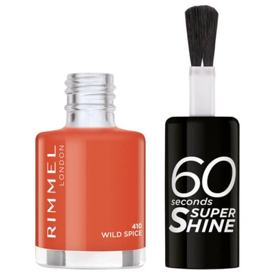 RIMMEL 60 SECONDS SUPER SHINE NAIL POLISH 8ML (VARIOUS SHADES) - 410 WILD SPICE