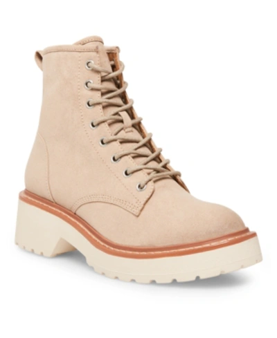 MADDEN GIRL CARRA LACE-UP LUG SOLE COMBAT BOOTS