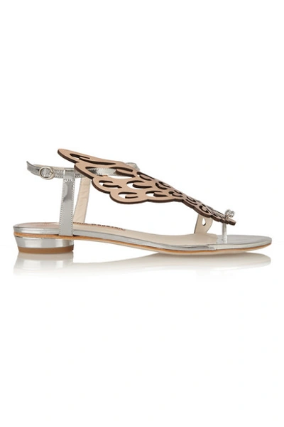 SOPHIA WEBSTER Seraphina Mirrored-Leather Sandals