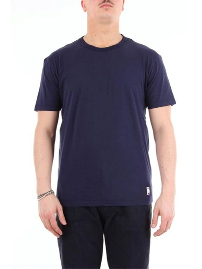 MAURO GRIFONI MAURO GRIFONI MEN'S GF18002060BLU BLUE COTTON T-SHIRT