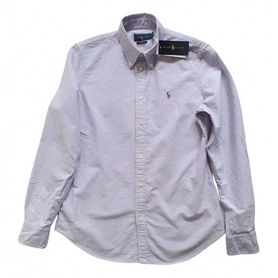 POLO RALPH LAUREN PURPLE COTTON  TOP