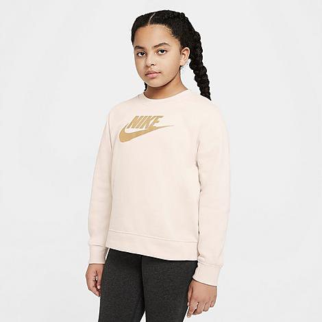 nike metallic futura crew sweatshirt