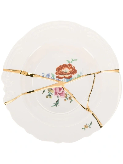 SELETTI FLORAL PRINT BOWL