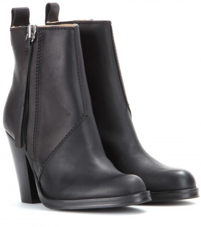 ACNE STUDIOS Colt Leather Ankle Boots
