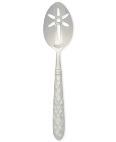 VIETRI MARTELLATO SLOTTED SERVING SPOON