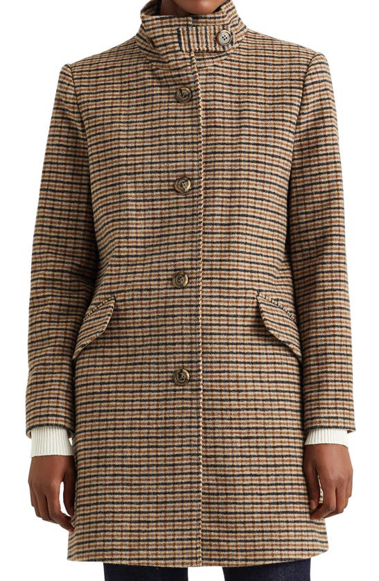 lauren ralph lauren houndstooth coat