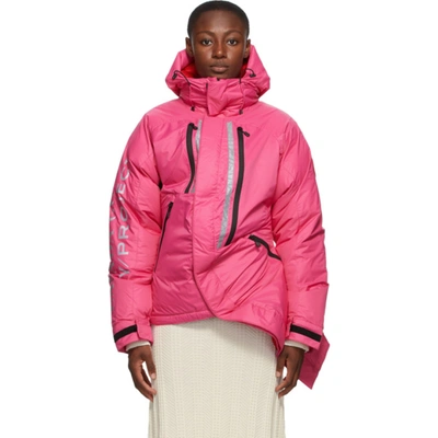 Y/PROJECT PINK CANADA GOOSE EDITION DOWN SKRESLET JACKET