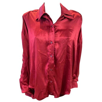 Y/PROJECT RED SILK  TOP