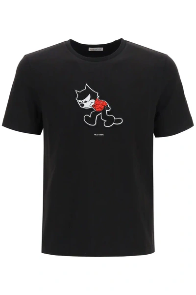MONCLER×FELIX コラボ Tシャツ 刺繍 ブラック XLサイズ MONCLER×FELIX コラボ Tシャツ 刺繍 ブラック XLサイズ - メルカリ