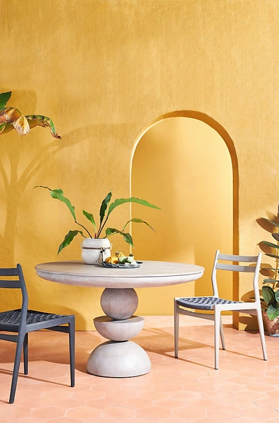 ANTHROPOLOGIE SONALI INDOOR/OUTDOOR DINING TABLE