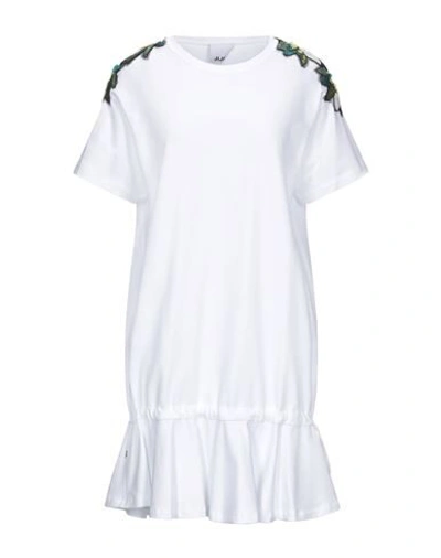 JIJIL JIJIL WOMAN SHORT DRESS WHITE SIZE 4 COTTON, ELASTANE