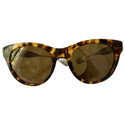 OLIVER PEOPLES BROWN SUNGLASSES
