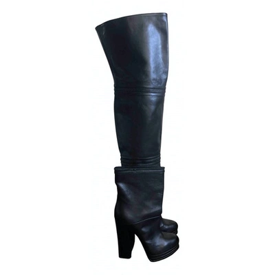 CASADEI LEATHER BOOTS
