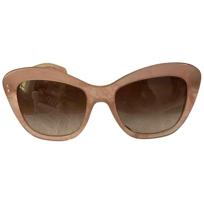 OLIVER PEOPLES PINK SUNGLASSES