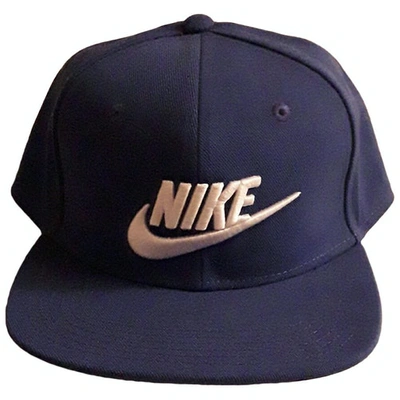 NIKE BLUE COTTON HAT & PULL ON HAT