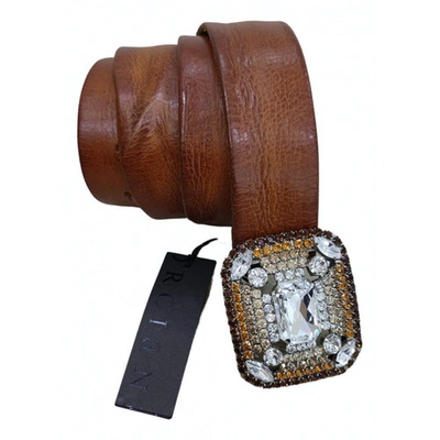 ORCIANI BROWN LEATHER BELT