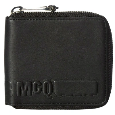 MCQ BY ALEXANDER MCQUEEN BLACK LEATHER SMALL BAG, WALLET & CASES